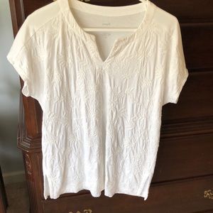 White top, size small petite.